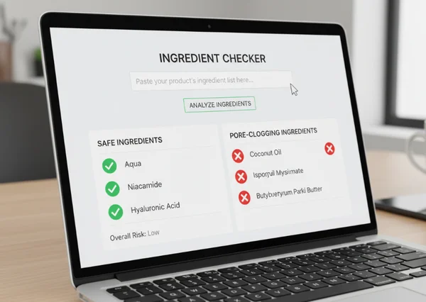 Online tool for checking skincare ingredients